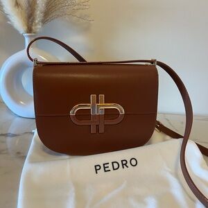 Pedro Elegant Tan Crossbody Bag